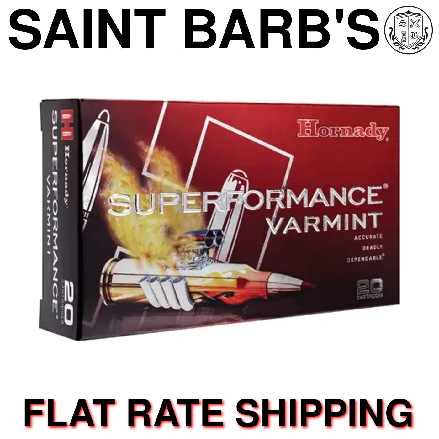 Hornady Superformance .223 Rem. 50 Grain V-MAX - 20 Rounds-img-0