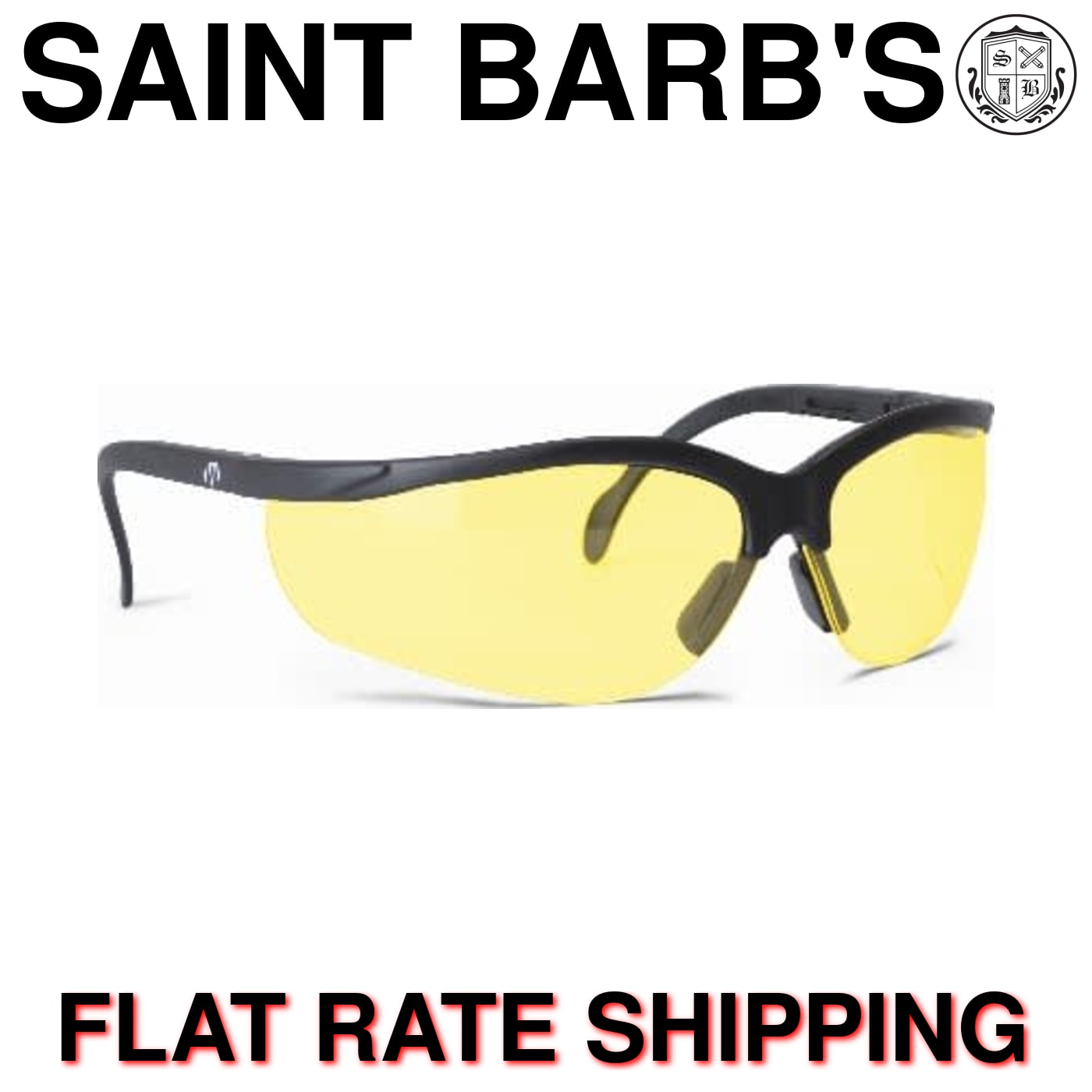 Walker's Sport Glasses - Black / Yellow-img-0