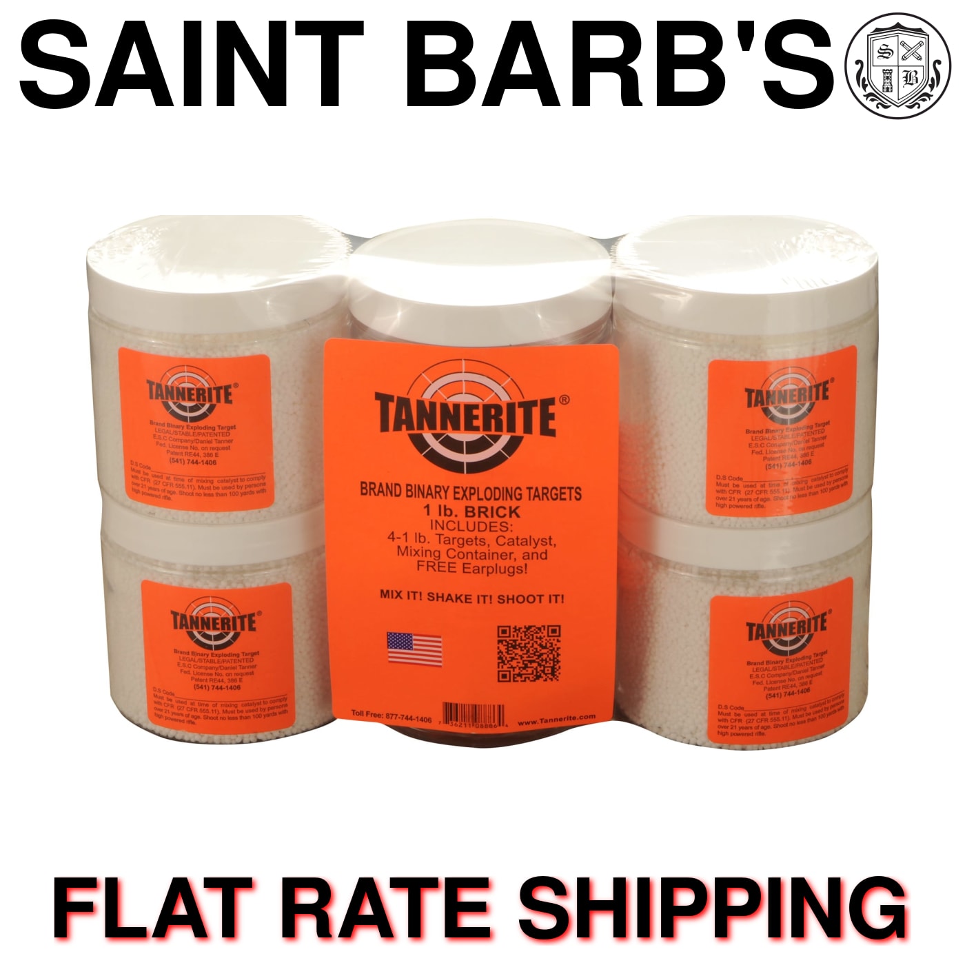 Tannerite Reactive Shot Indicator Target - 4 Count - Size 1 lb.-img-0