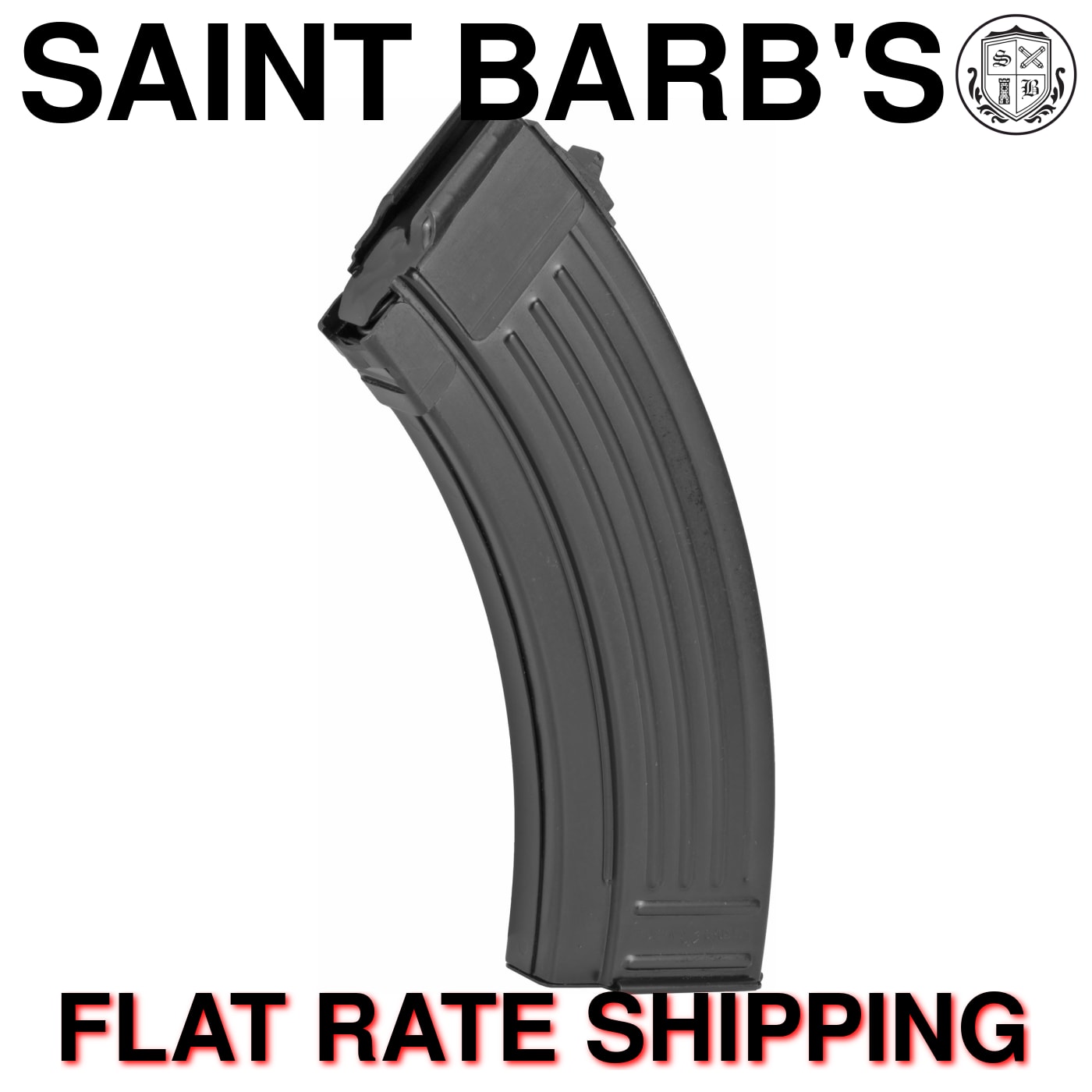 Scout AK-47 Metal Magazines in 7.62x39mm - Black - 30 Rounds-img-0
