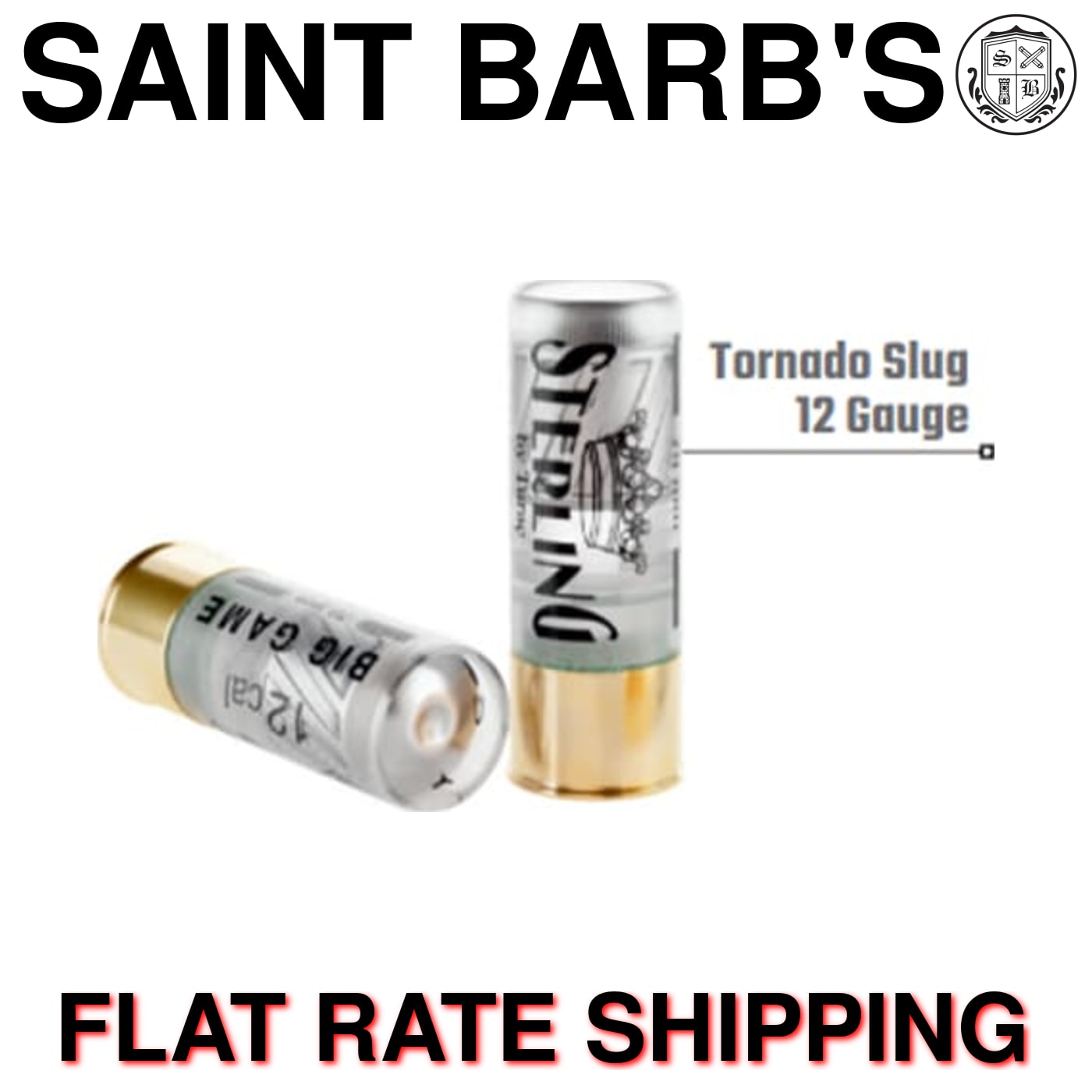 Sterling Big Game 12 Gauge 2.75" 1 oz. Tornado Slug - 10 Rounds-img-0