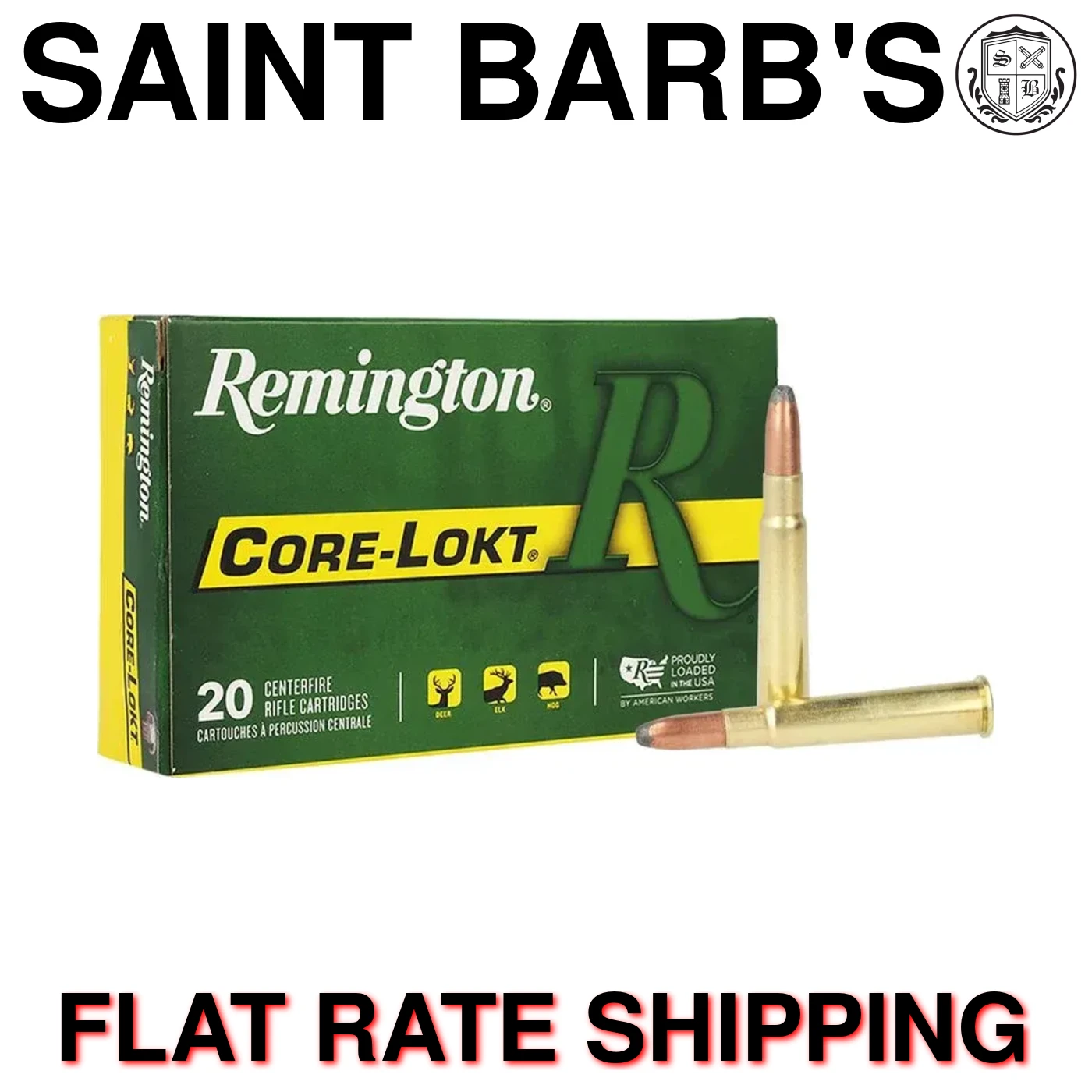 Remington Core-Lokt 303 British 180 Grain Soft Point - 20 Rounds-img-0