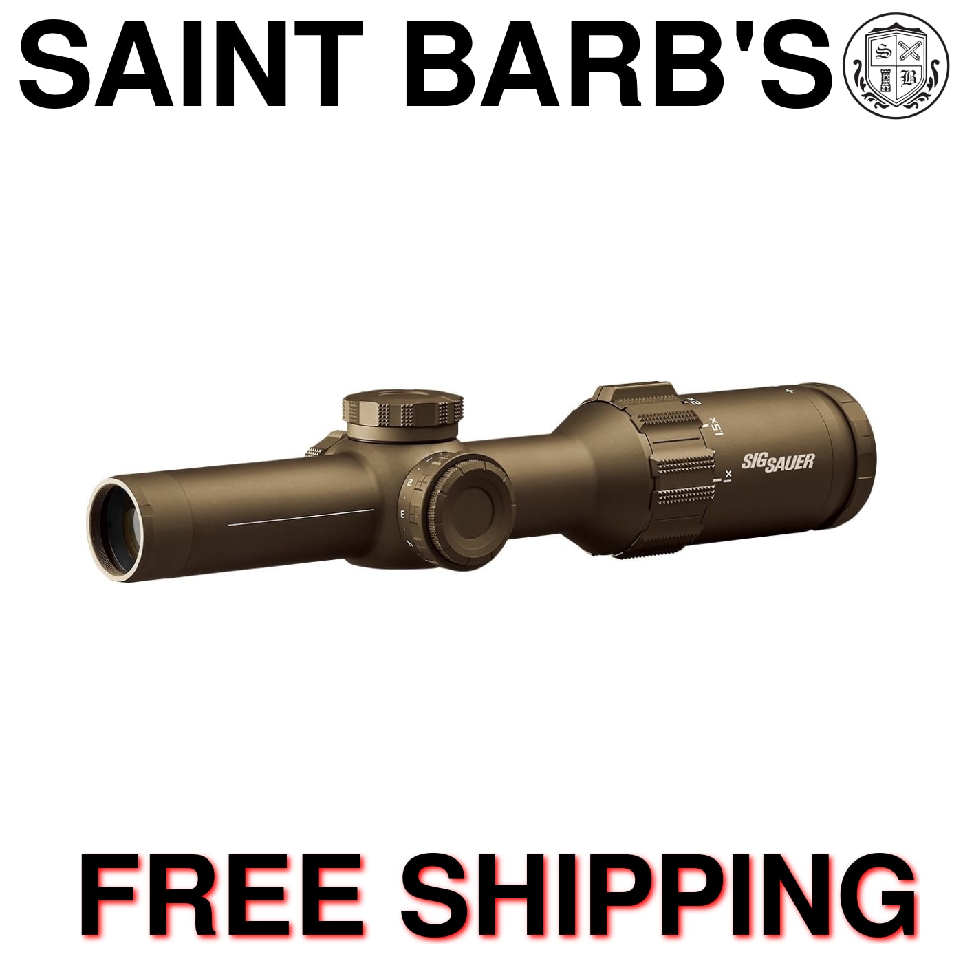 Sig Sauer TANGO6T 1-6x24mm FFP Rifle Scope with DWLR6 Reticle - FDE-img-0