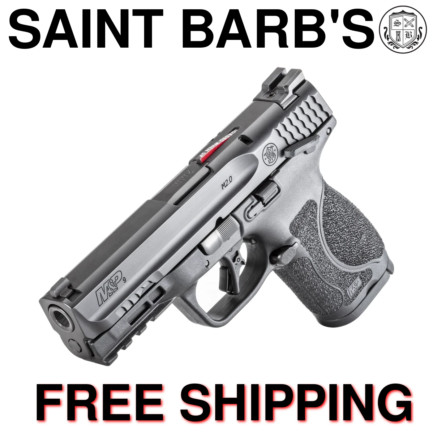 Smith.& Wesson M&P9 M2.0 9mm Compact - CA Compliant - / 10 Round Mags-img-0