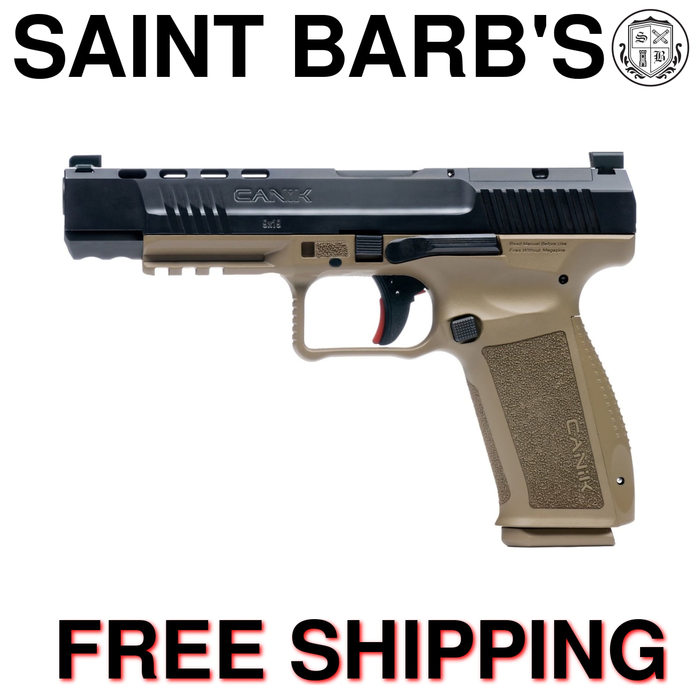 CANiK METE SFx 9mm Full-Size Pistol - FDE / 20 Round Mags-img-0