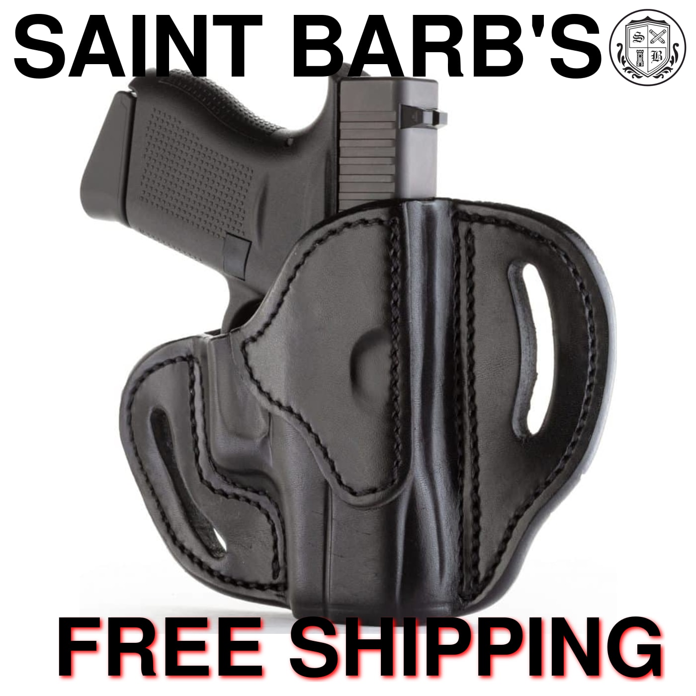 1791 BHC - Open Top Belt Holster Compact - Right Hand - Black-img-0