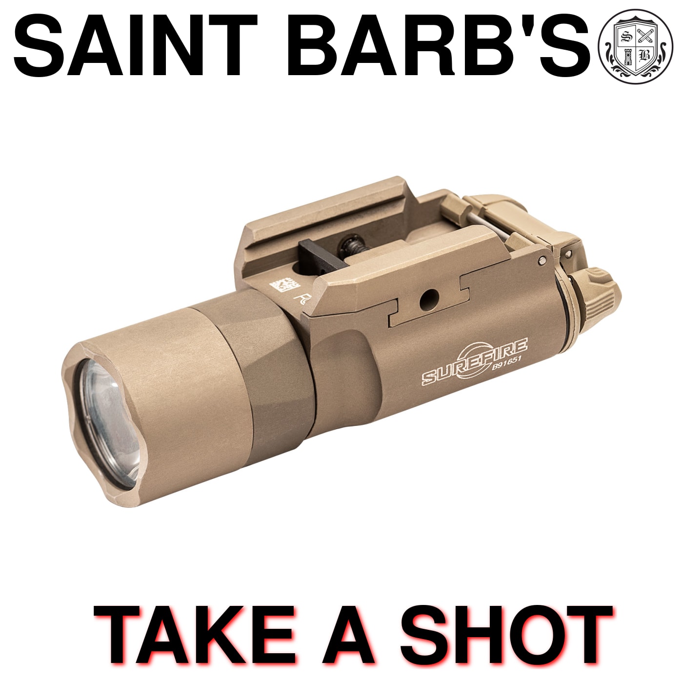 SureFire X300U-B Ultra-High-Output LED Handgun Weapon Light - Tan-img-0