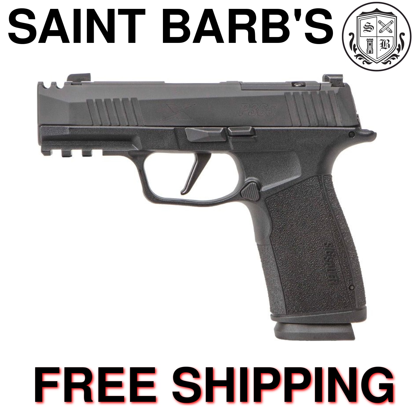 Sig Sauer P365-XMACRO COMP 9mm Compact Pistol - Black / 17 Round Mags-img-0