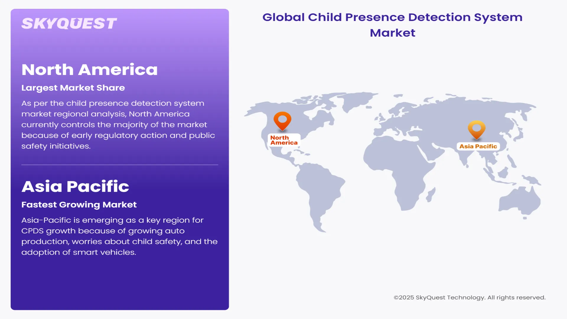 Child Presence Detection System Market Regional Analysis