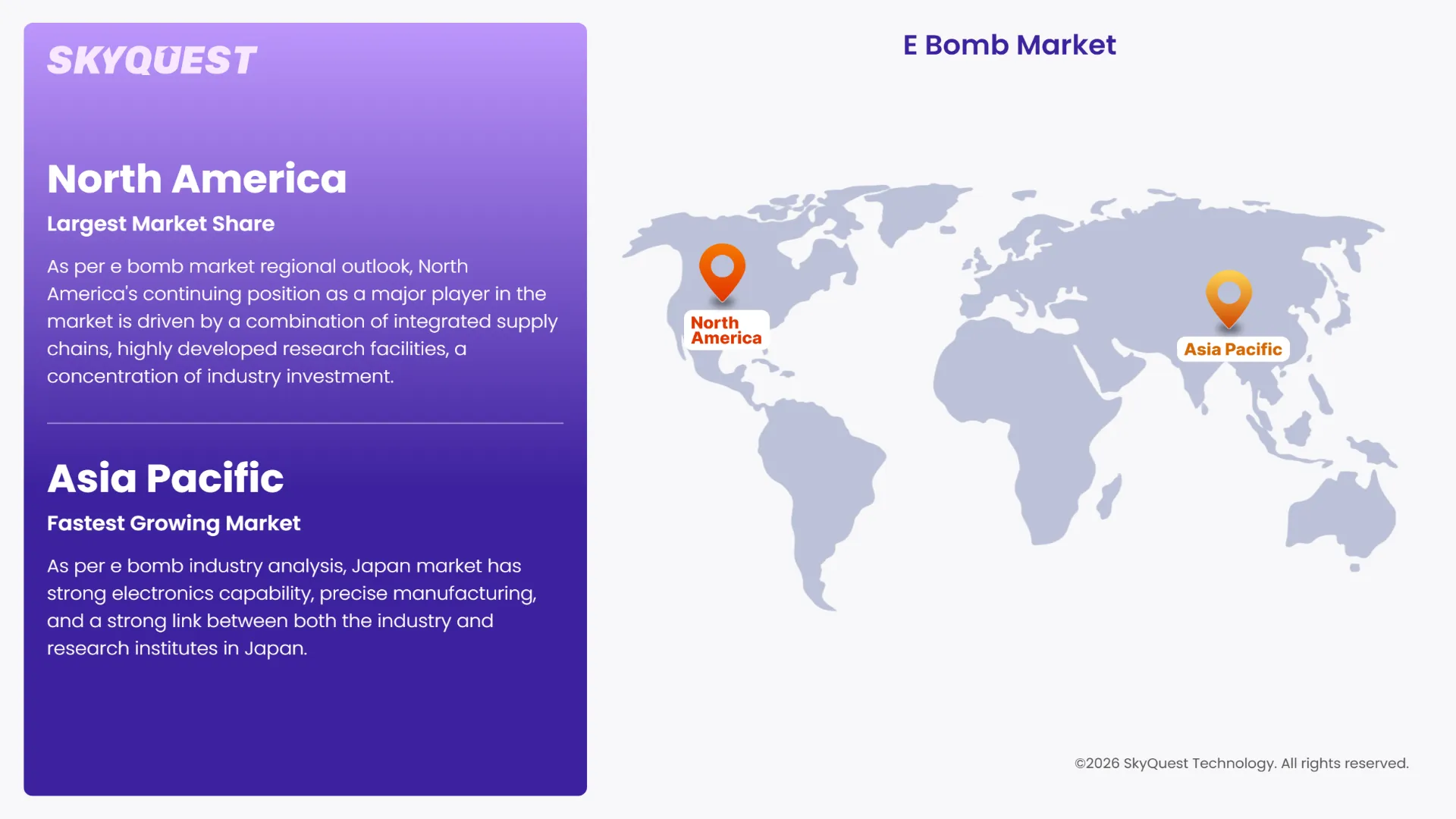 E Bomb Market Regional Analysis