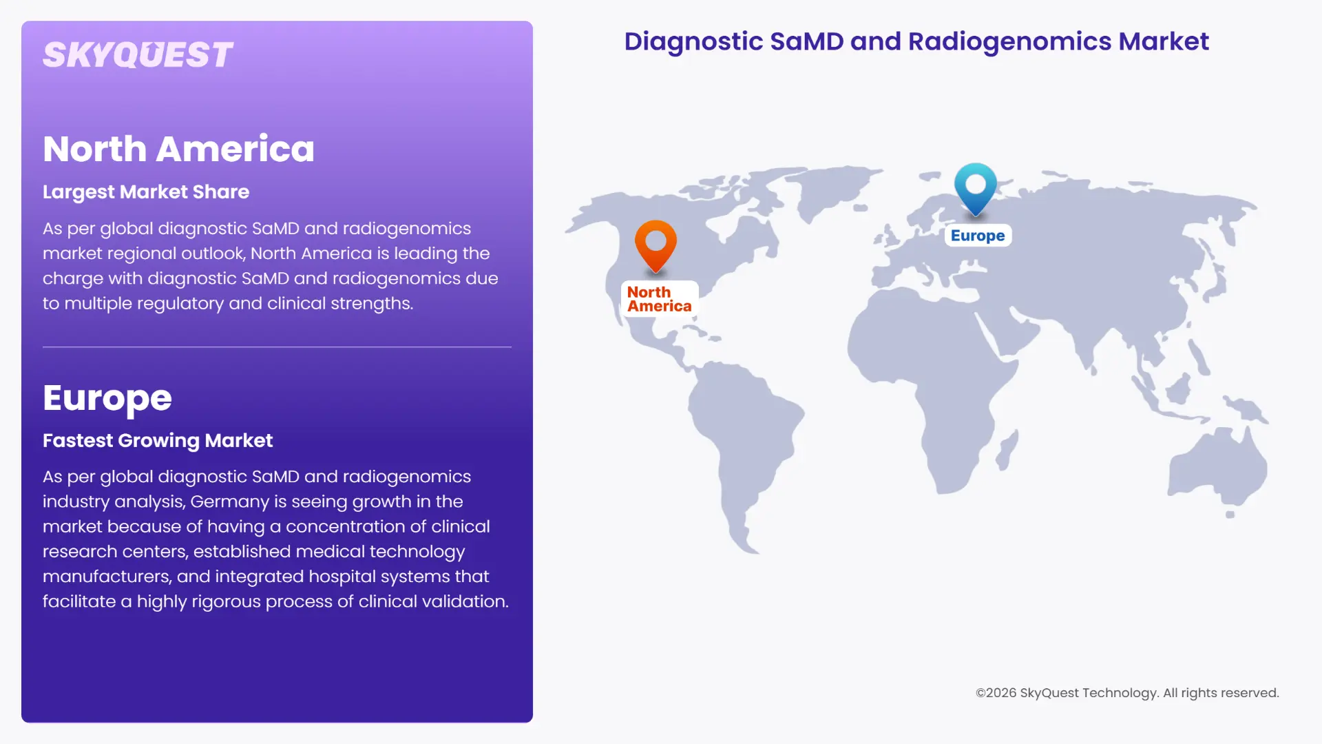 Diagnostic SaMD and Radiogenomics Market Regional Analysis