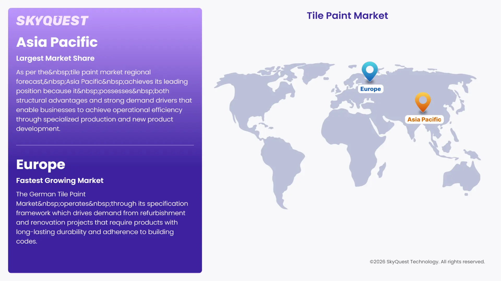 Tile Paint Market Regional Analysis