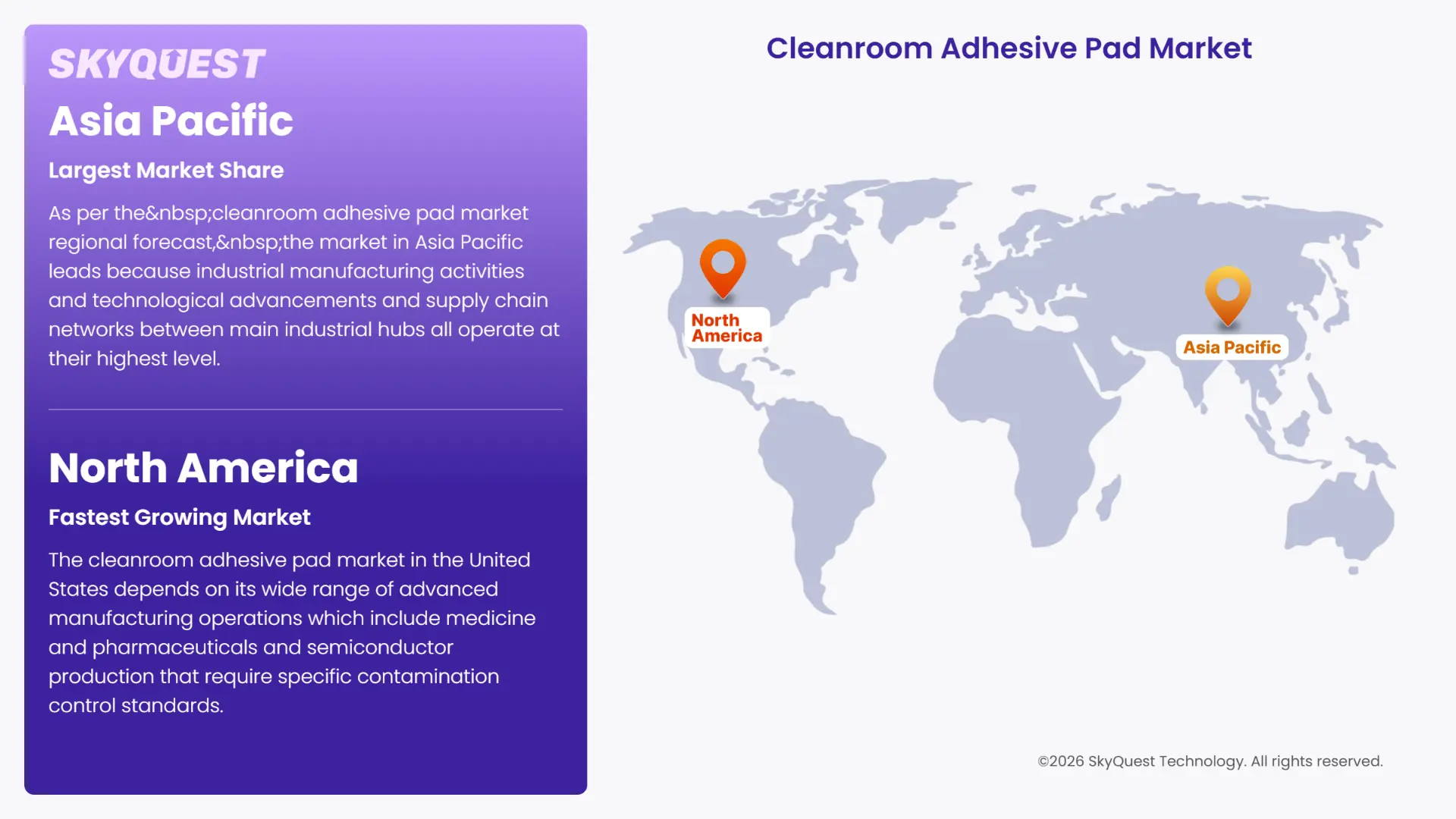 Cleanroom Adhesive Pad Market Regional Analysis