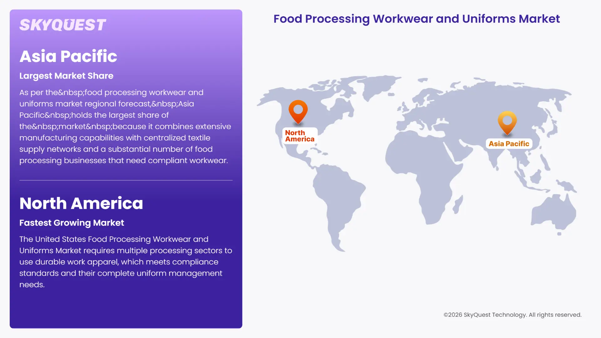 Food Processing Workwear and Uniforms Market Regional Analysis
