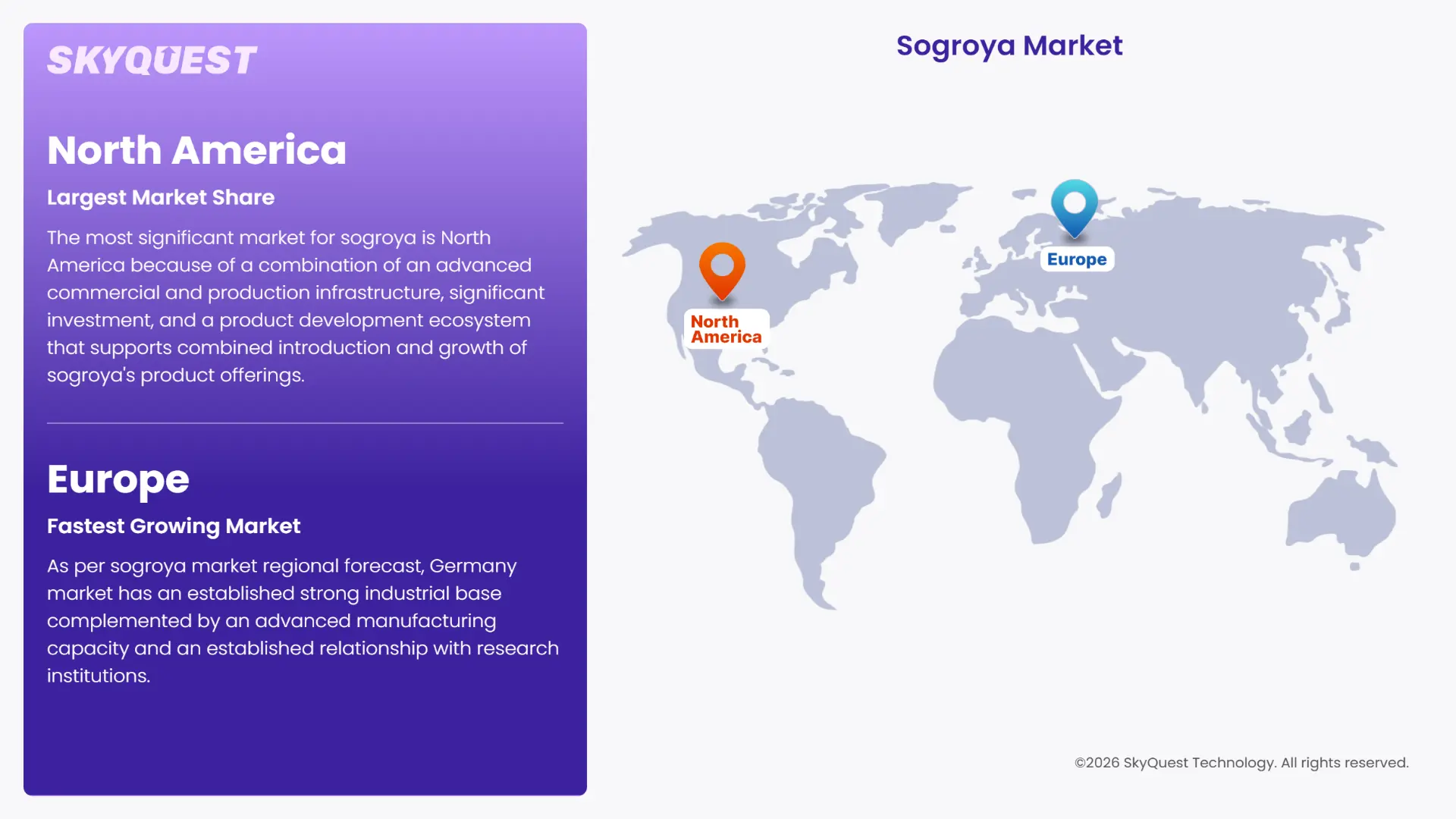 Sogroya Market Regional Analysis