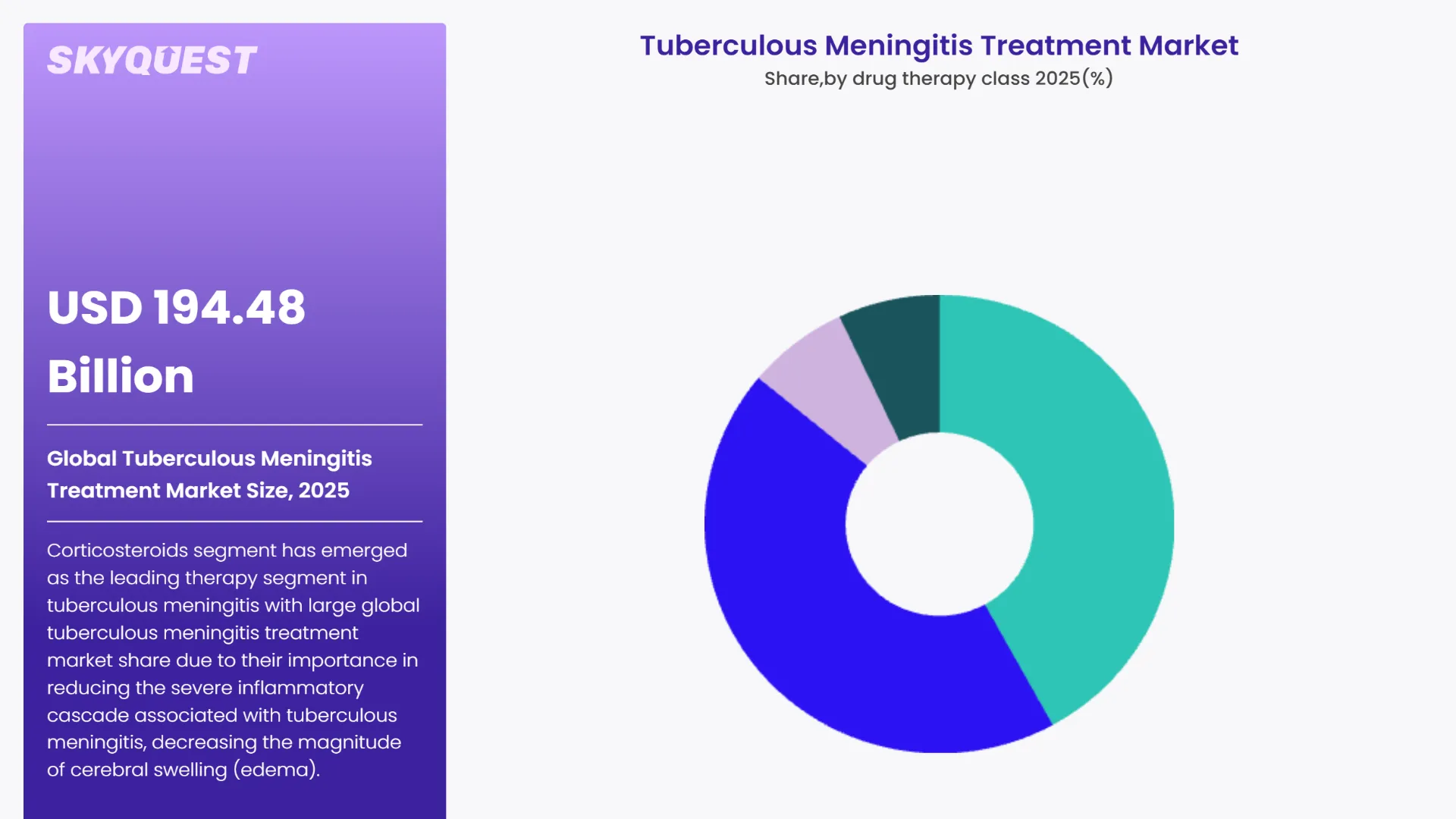 Tuberculous Meningitis Treatment Market By Segments