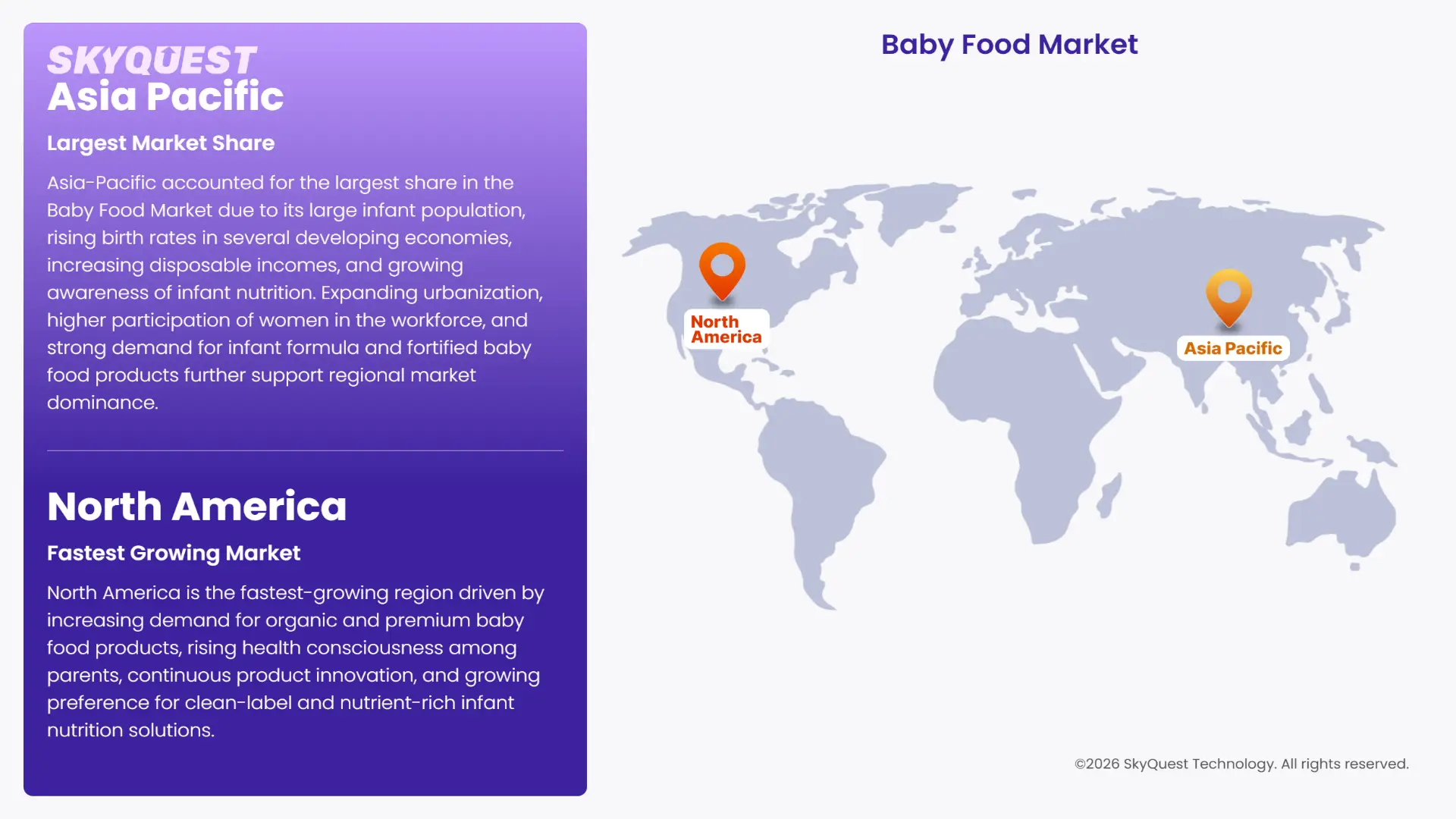 Baby Food Market Regional Analysis