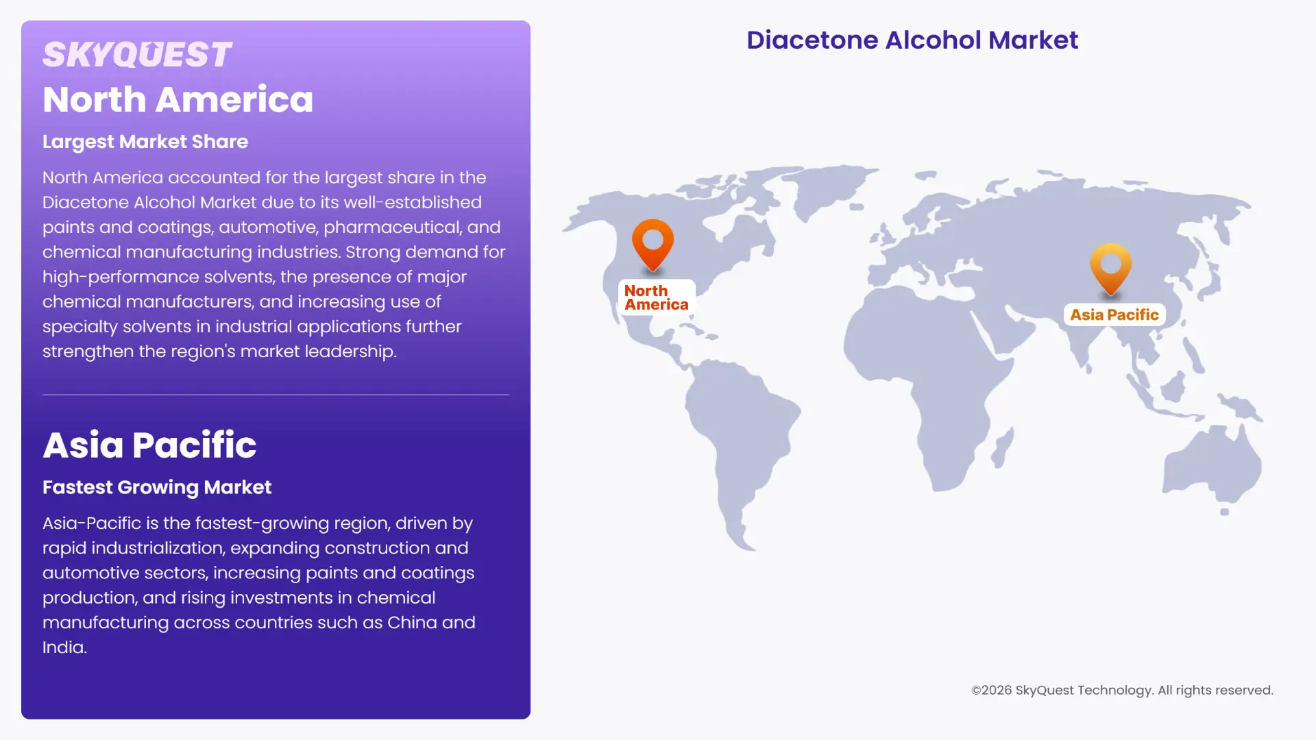 Diacetone Alcohol Market Regional Analysis