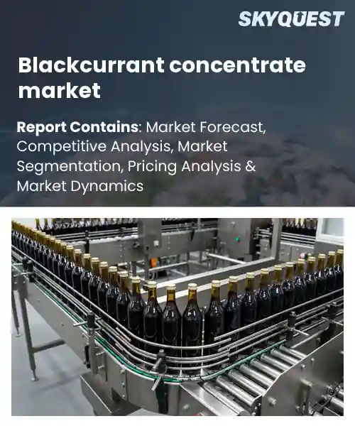 Blackcurrant concentrate market