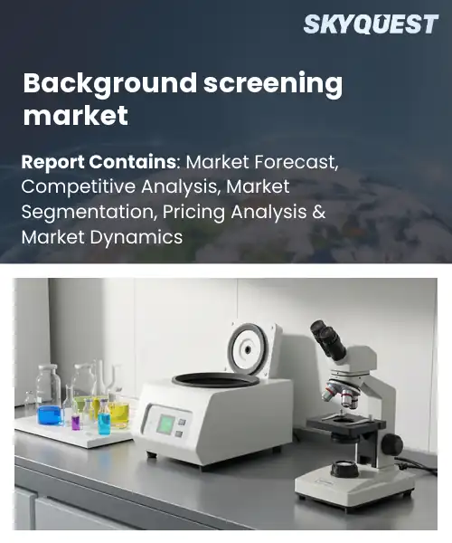 Background screening market