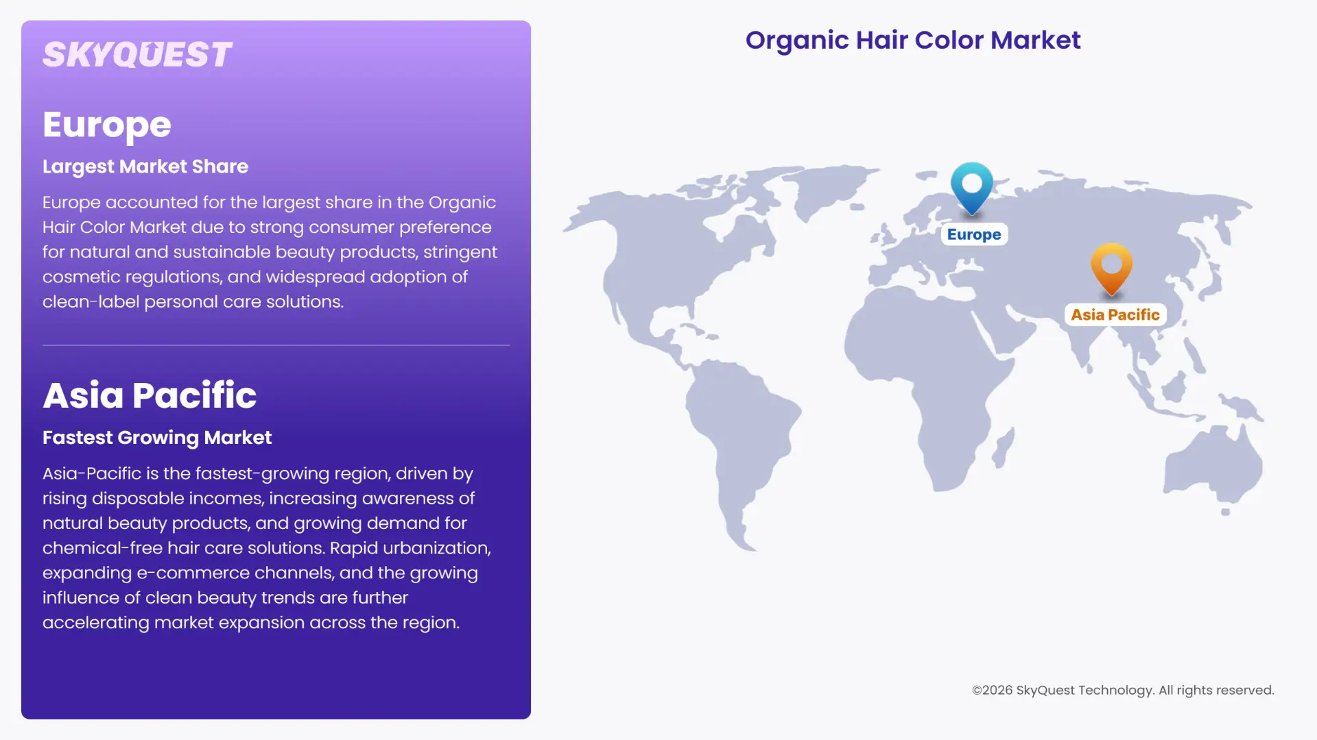 Organic Hair Color Market Regional Analysis