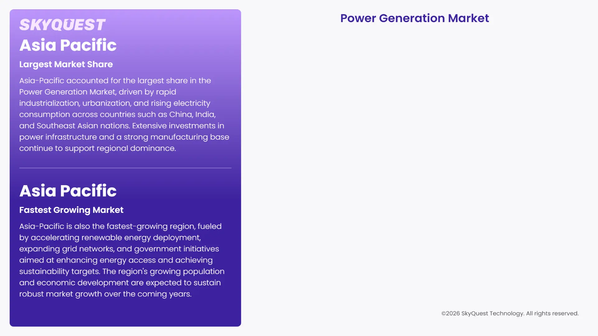 Power Generation Market Regional Analysis
