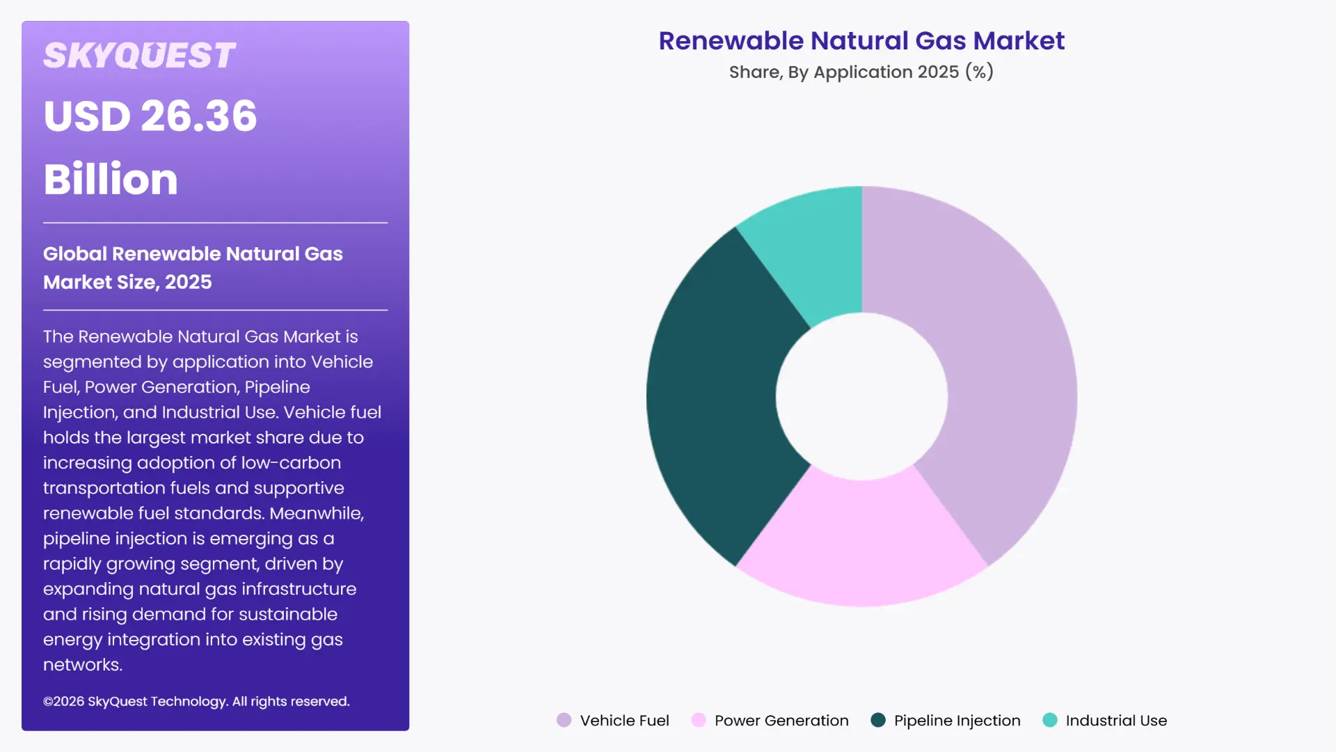 Renewable Natural Gas Market By Segments