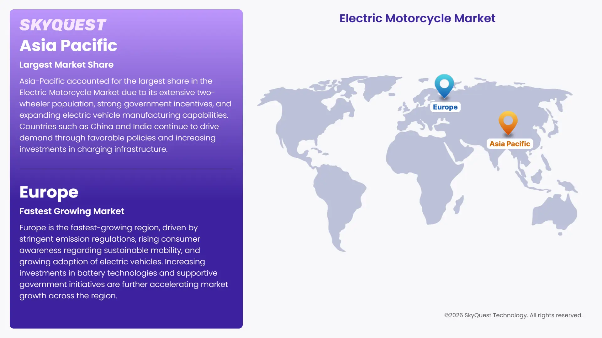 Electric Motorcycle Market Regional Analysis