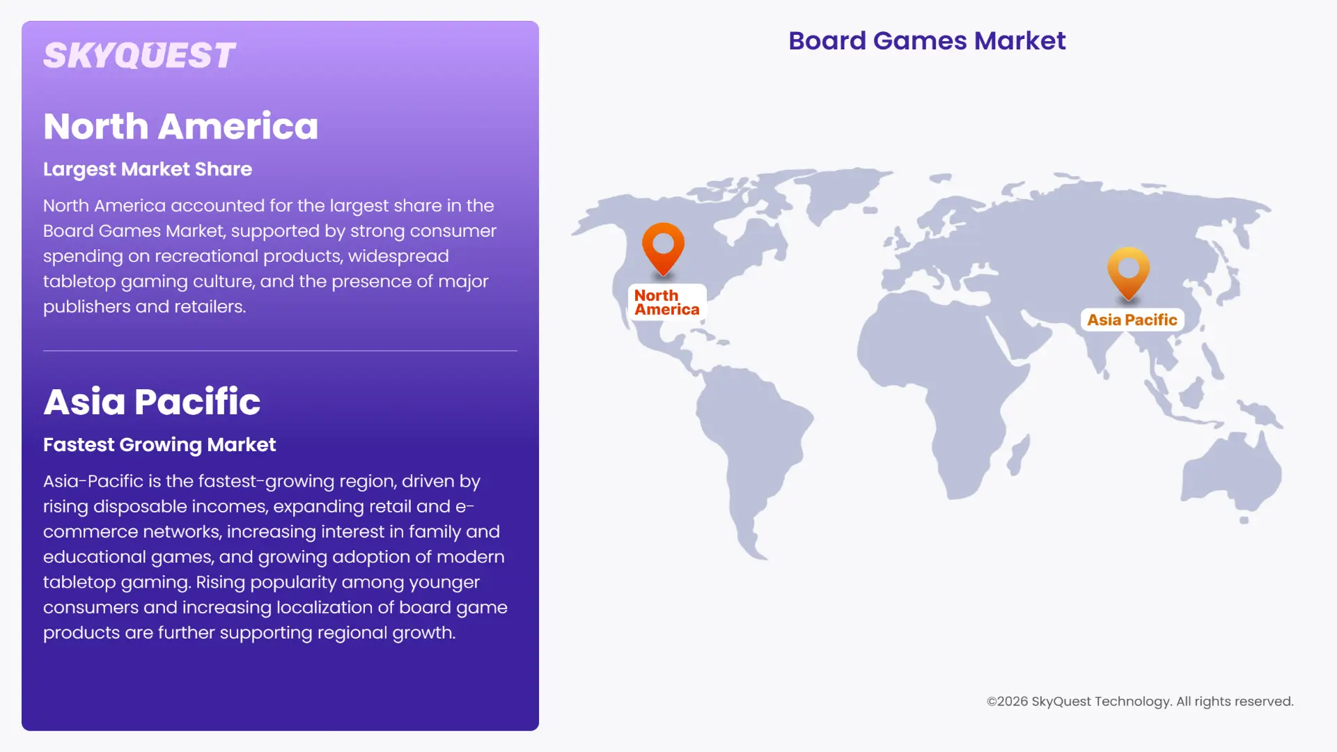 Board Games Market Regional Analysis