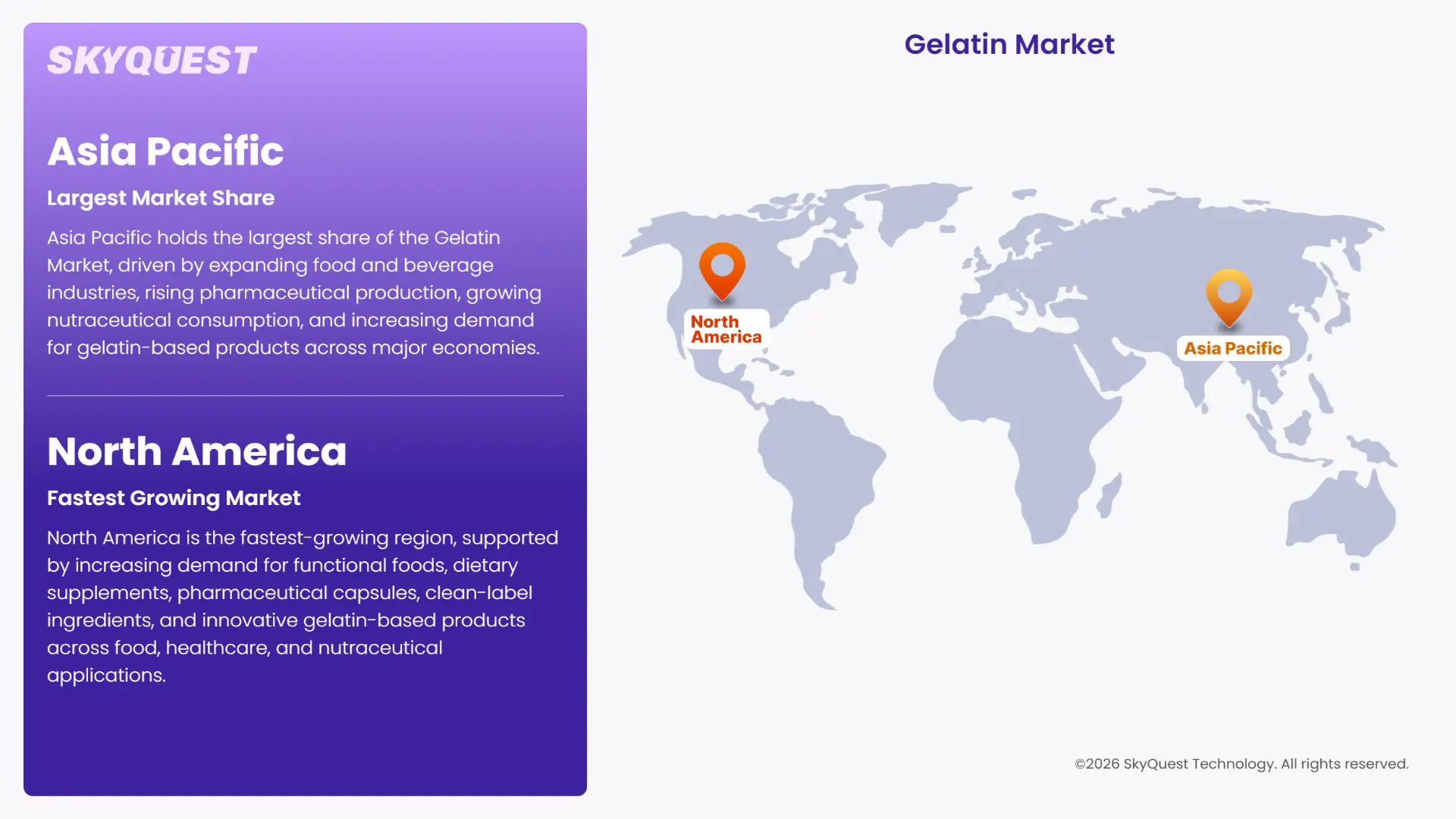 Gelatin Market Regional Analysis