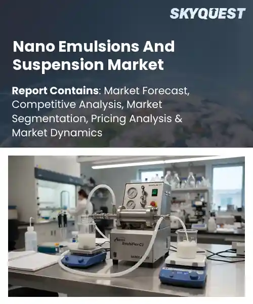 Nano Emulsions And Suspension Market
