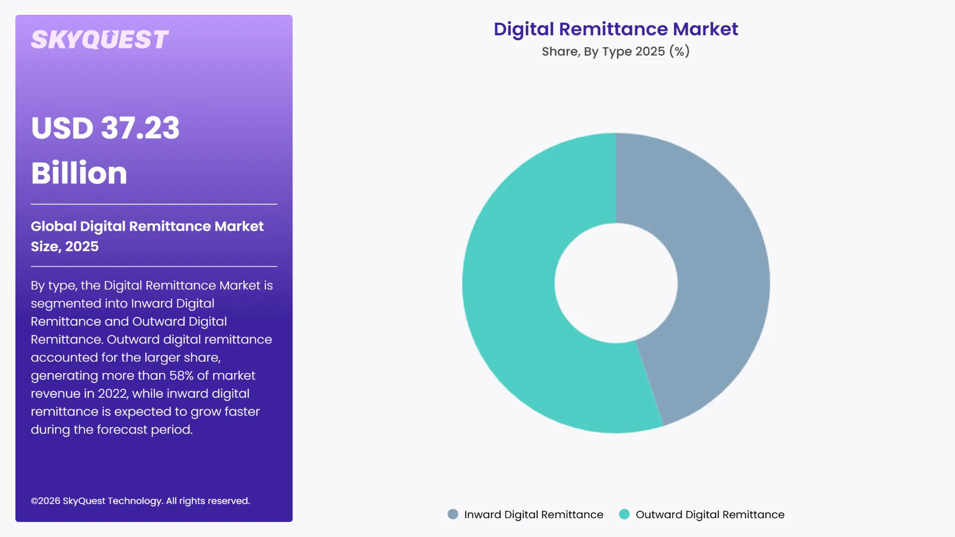 Digital Remittance Market By Segments