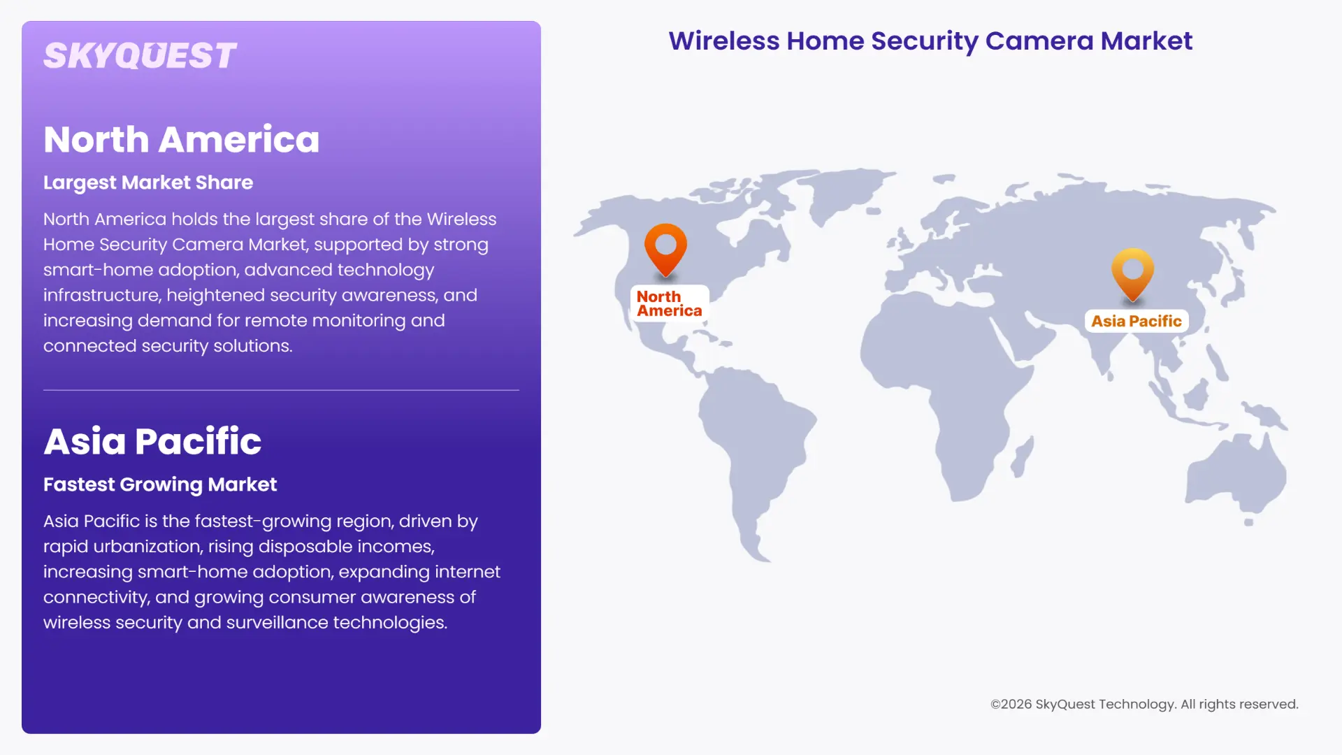 Wireless Home Security Camera Market Regional Analysis