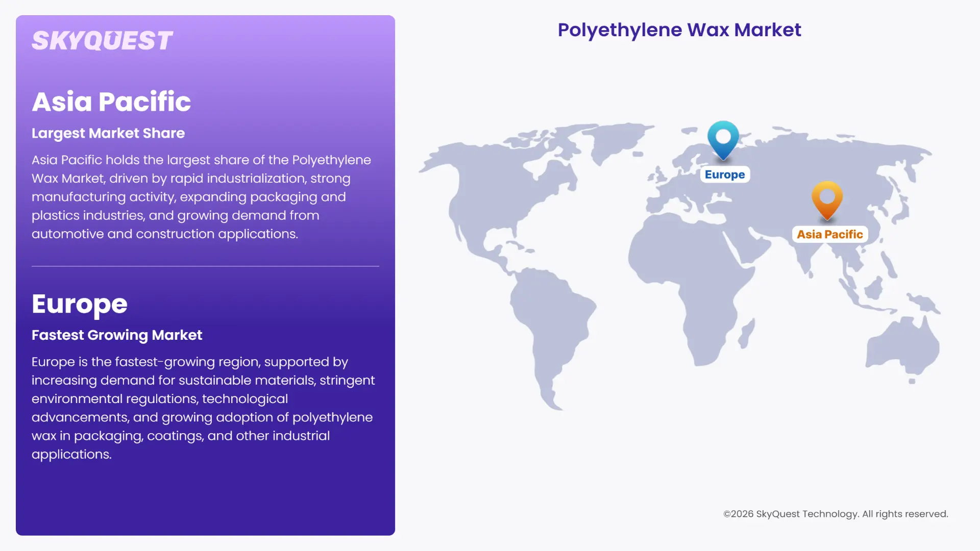 Polyethylene Wax Market Regional Analysis