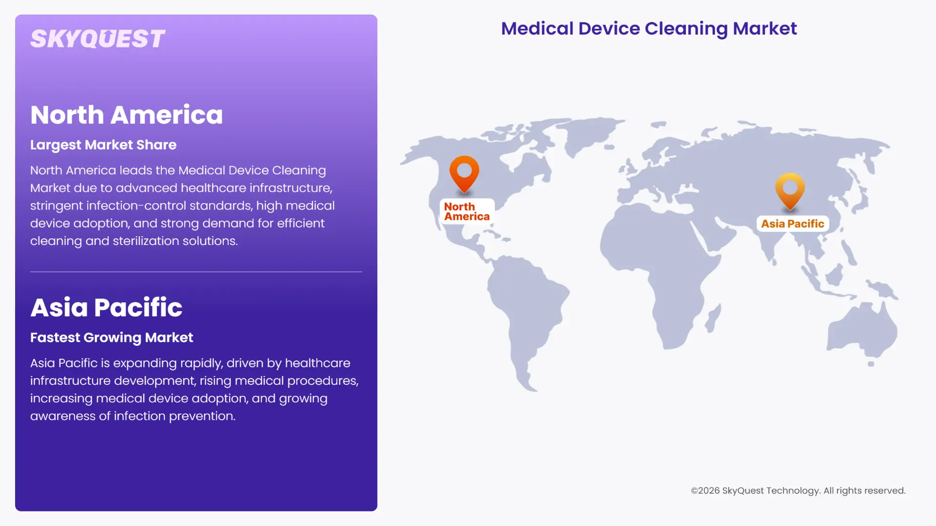 Medical Device Cleaning Market Regional Insights