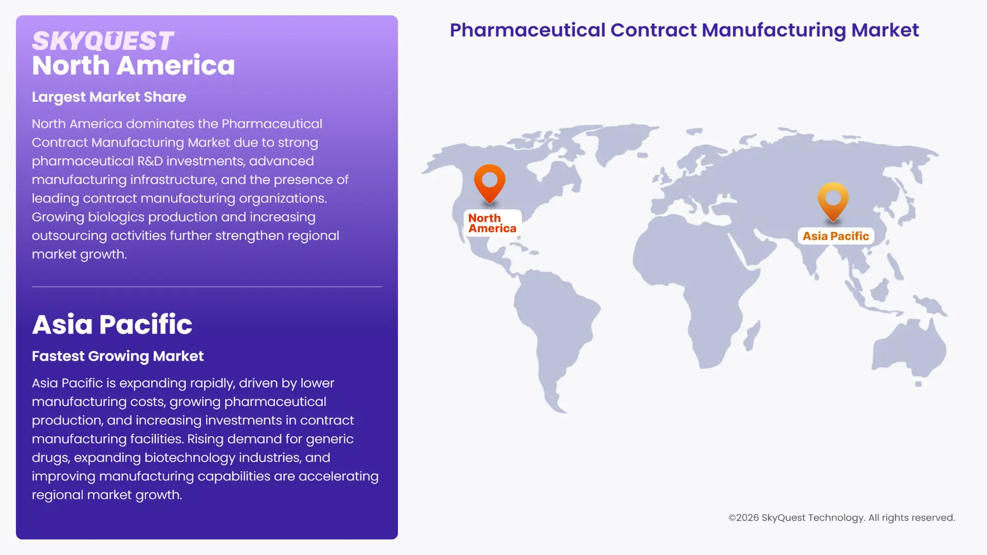 Pharmaceutical Contract Manufacturing Market Regional Analysis