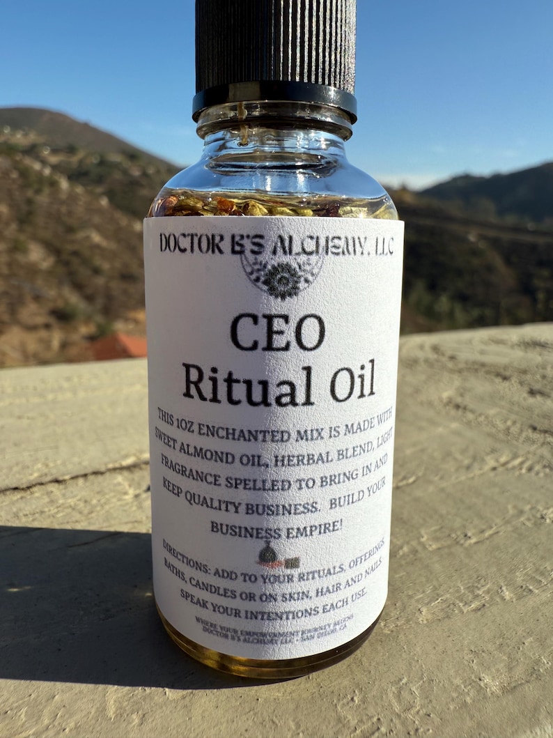 CEO Ritual Oil & Incense for Business