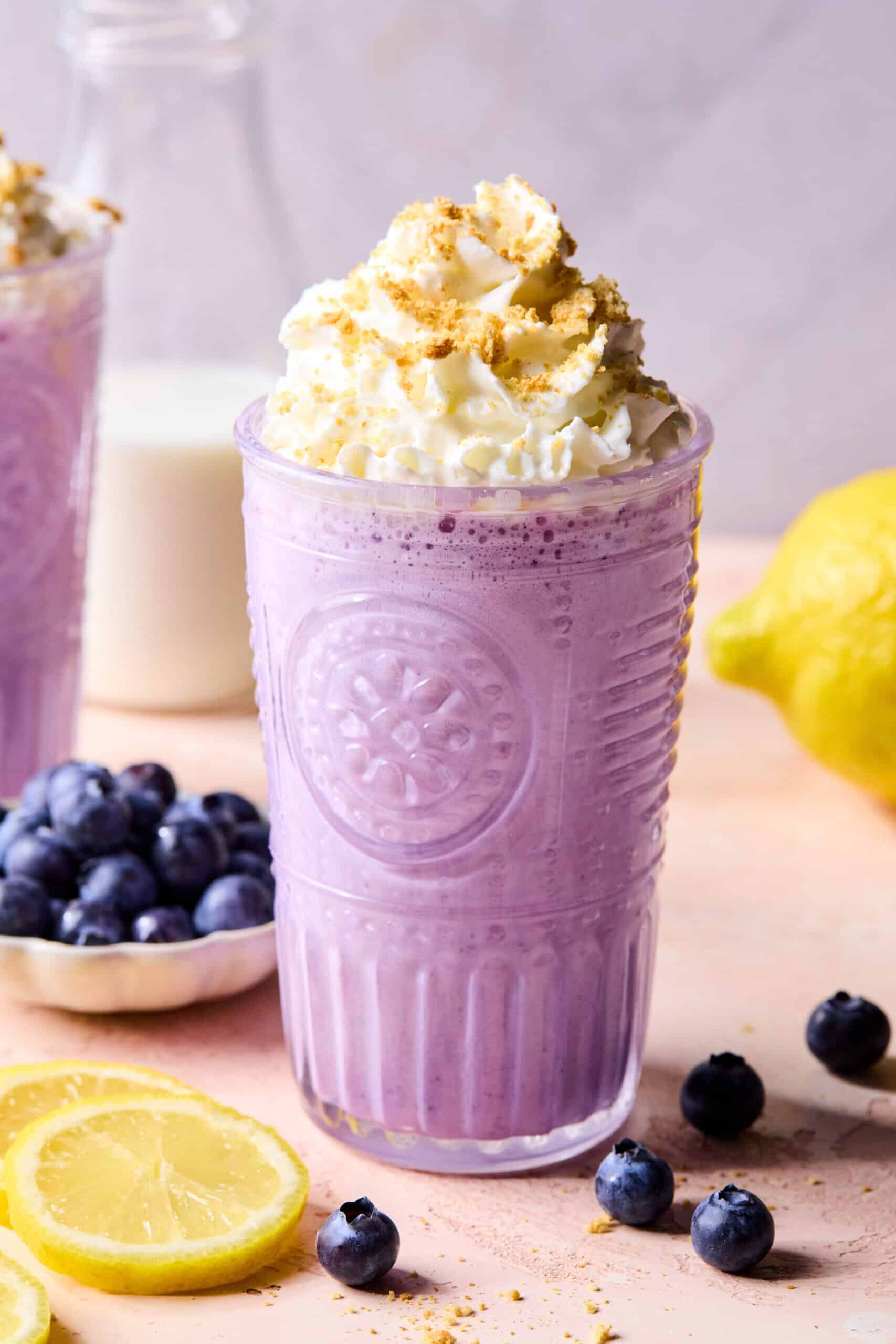 Lemon Blueberry Protein Smoothie