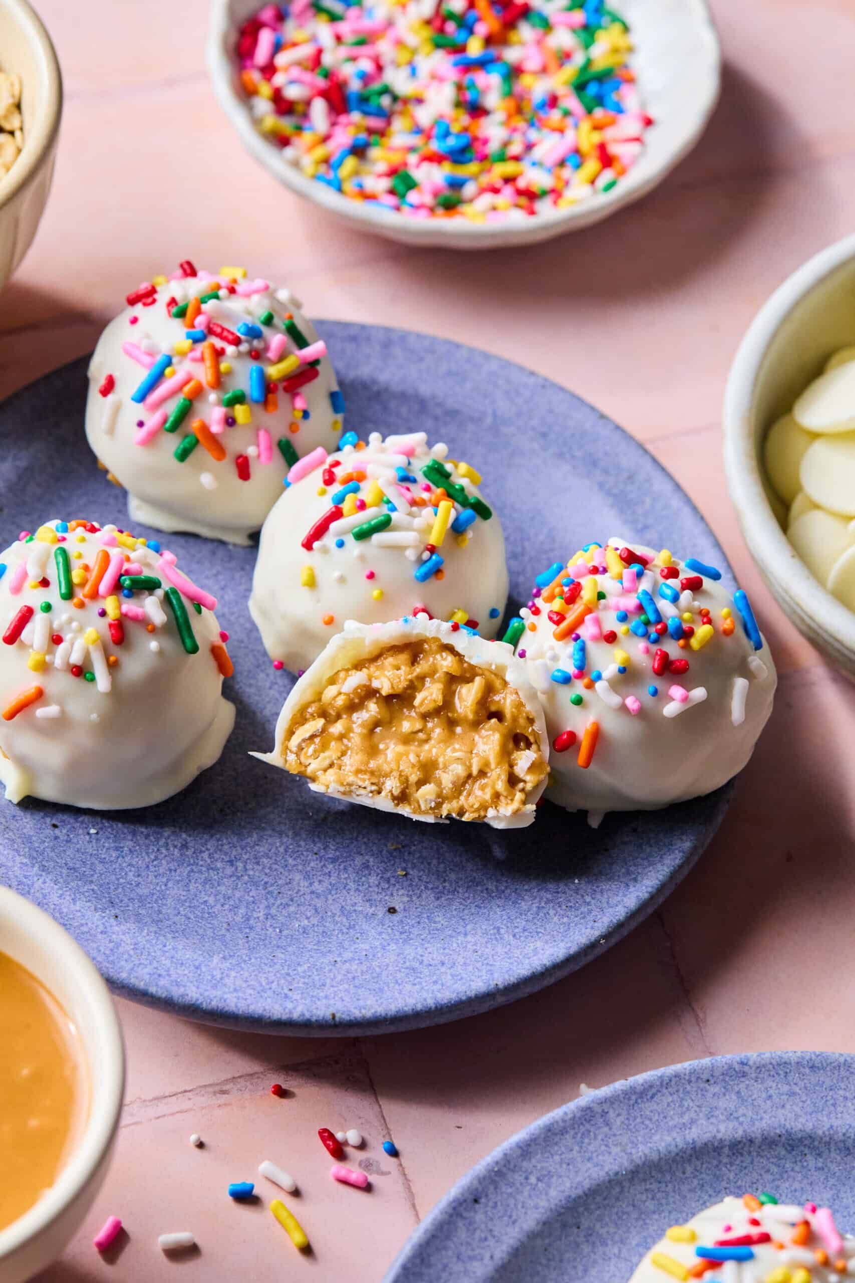 Small Batch No-Bake Peanut Butter Protein Balls (8g Protein Each!)