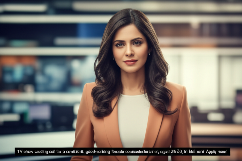 TV show casting call for a confident, good-looking female counselor/anchor, aged 28-30, in Malwani. Apply now!