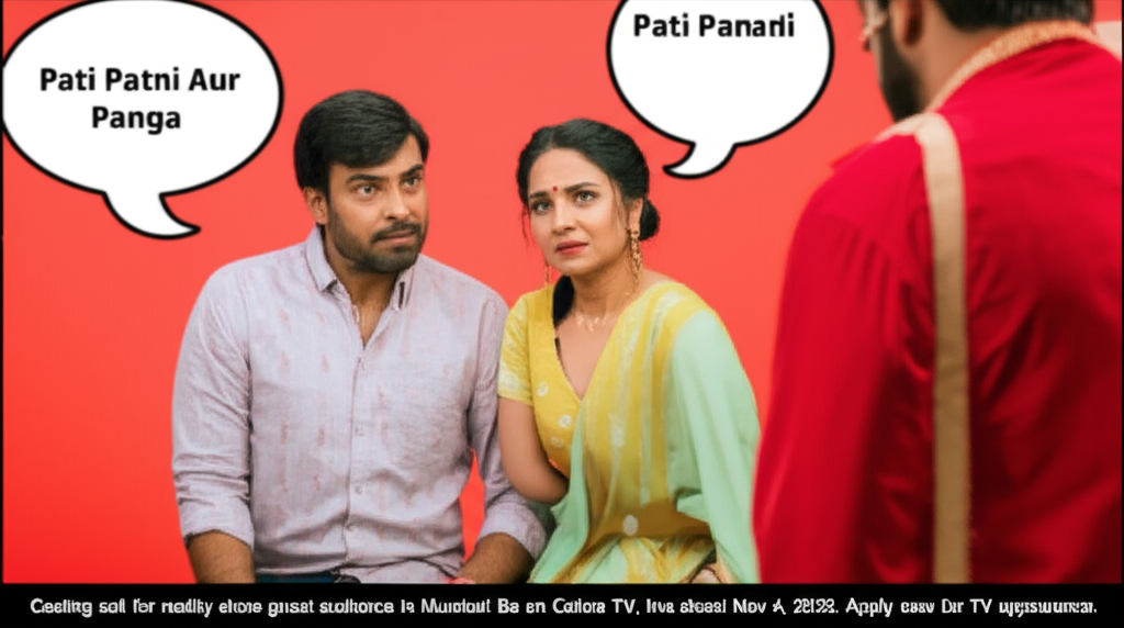 **Pati Patni Aur Panga: Audience Wanted for Live Comedy!** Casting call for reality show guest audience in Mumbai! Be on Colors TV, live shoot Nov 4, 2025. Apply now for TV appearance.