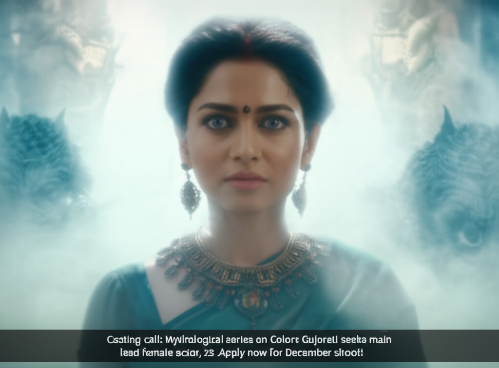 Casting call: Mythological series on Colors Gujarati seeks main lead female actor, 25. Apply now for December shoot!