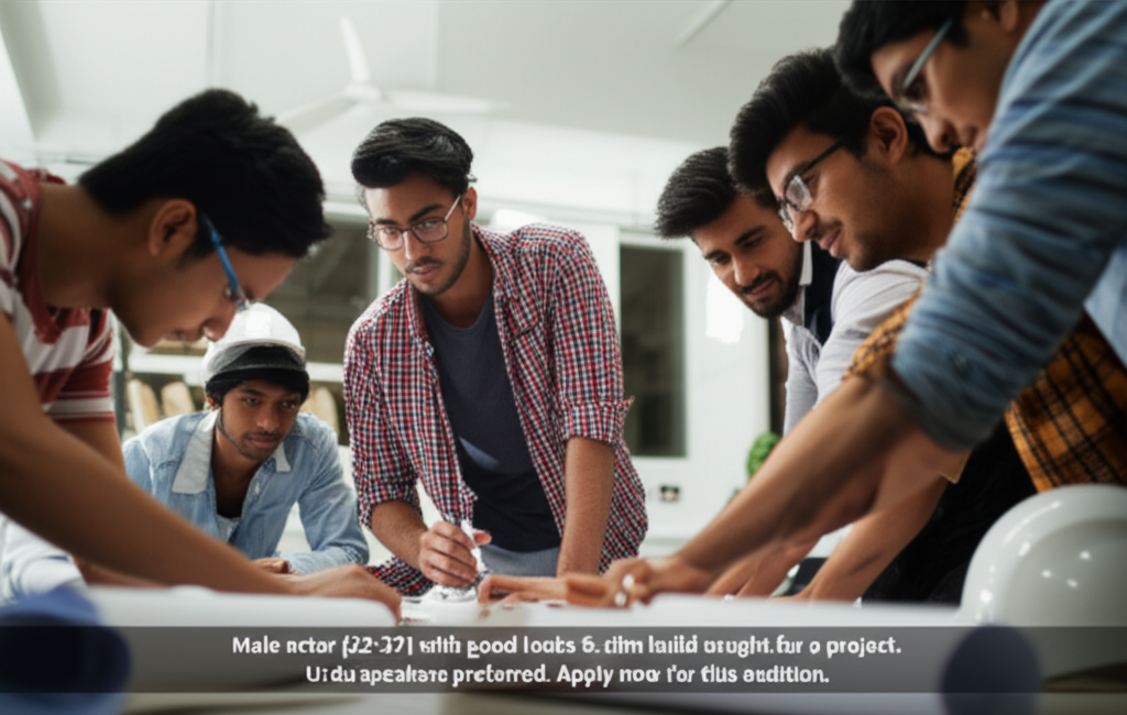 Now Casting: Male Engineering Student Role — Apply Now! Male actor (22-27) with good looks & slim build sought for a project. Urdu speakers preferred. Apply now for this audition.