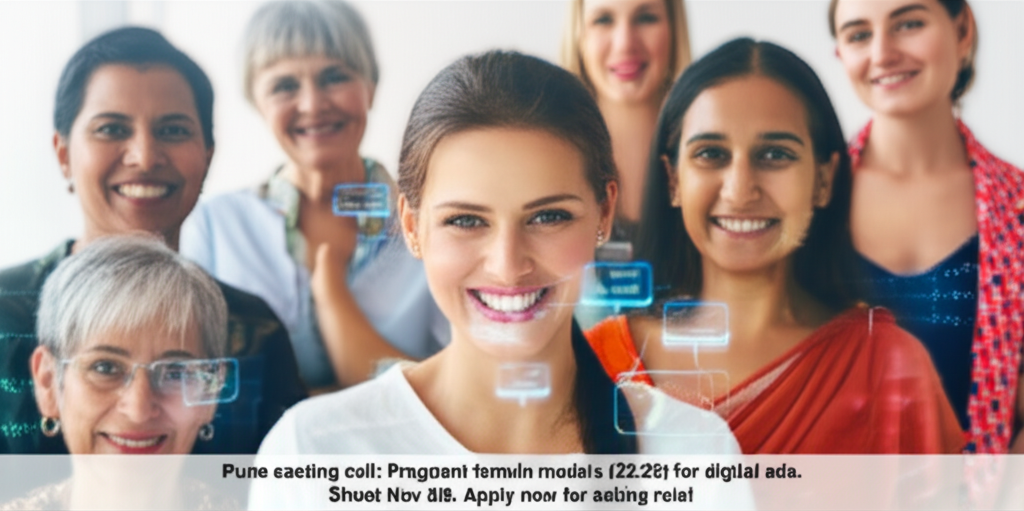 Pune casting call: Pregnant female models (22-25) for digital ads. Shoot Nov 8/9. Apply now for acting role!