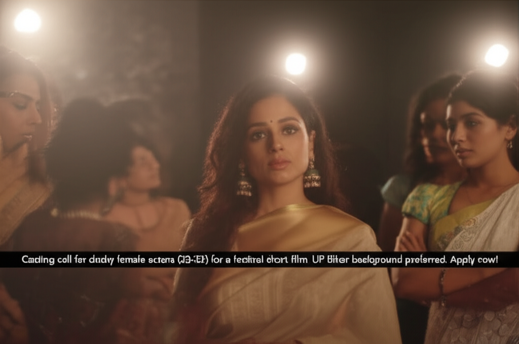 Casting Alert: Female Actor Needed for Festival Film Casting call for dusky female actors (28-32) for a festival short film. UP Bihar background preferred. Apply now!