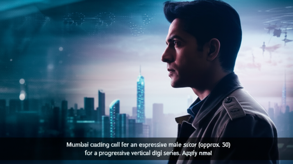 Mumbai casting call for an expressive male actor (approx. 30) for a progressive vertical digi series. Apply now!