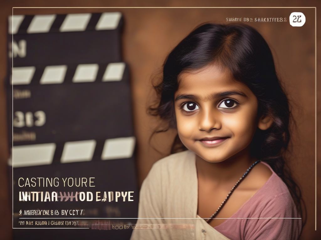 Casting call for a 4-5 yr old female actor in Hosur City. Submit your portfolio now for this exciting opportunity!