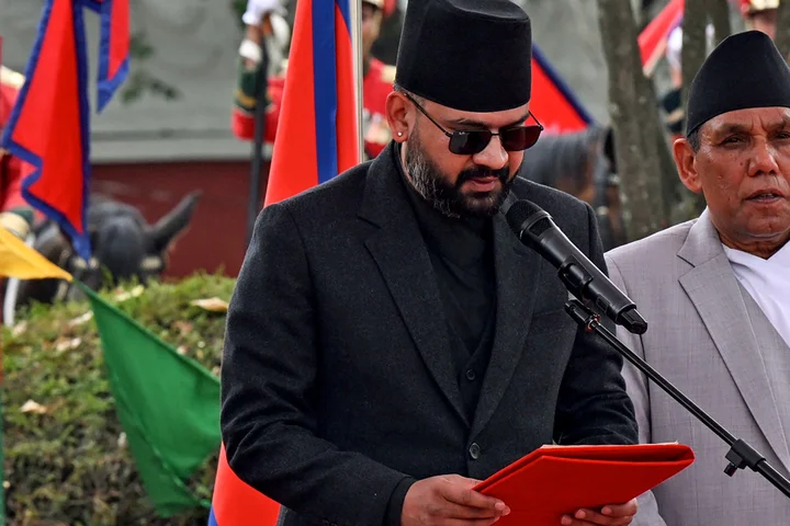 Nepal’s youngest premier sworn in after releasing new rap song about unity