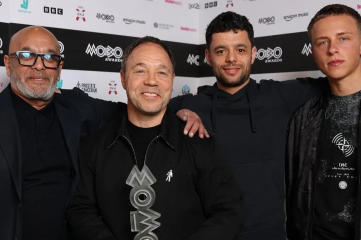 Stephen Graham makes surprise appearance with proud stepfather who taught him heritage