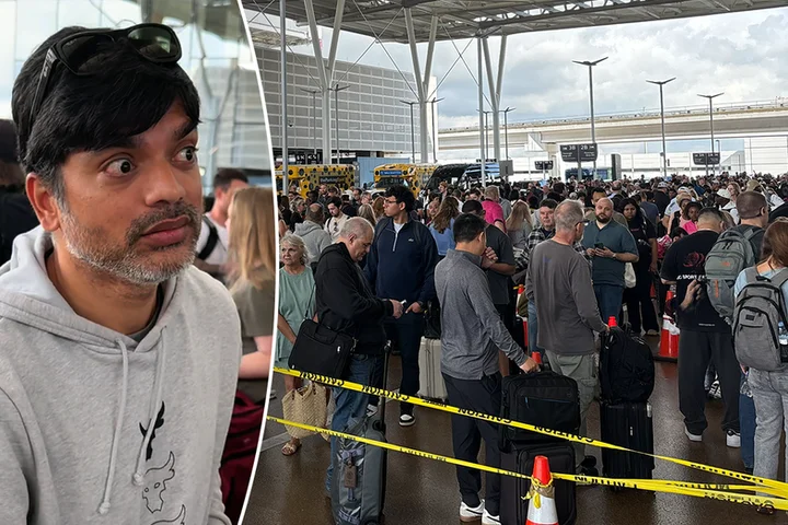 Travelers reveal who they blame for miles-long Houston airport lines as Trump rescues TSA pay